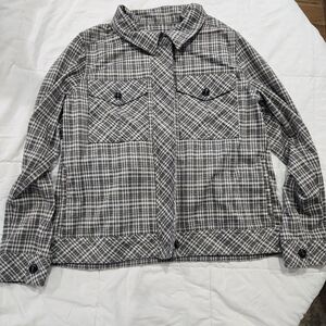 Liverpool Plaid Utility Jacket